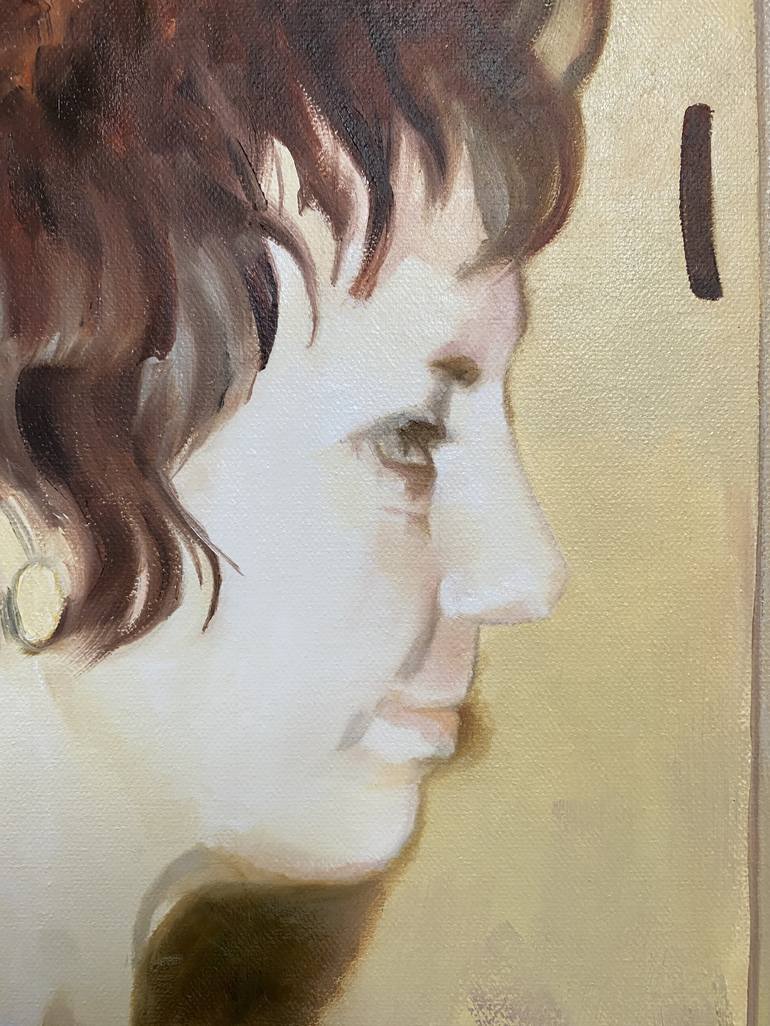 Original Figurative People Painting by Louise Rieger