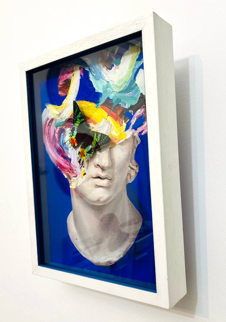 Original Abstract Pop Culture/Celebrity Painting by Alexandru Cinean