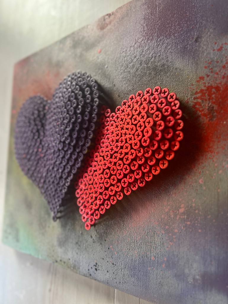 Original Contemporary Love Sculpture by Sonia Dudnicova