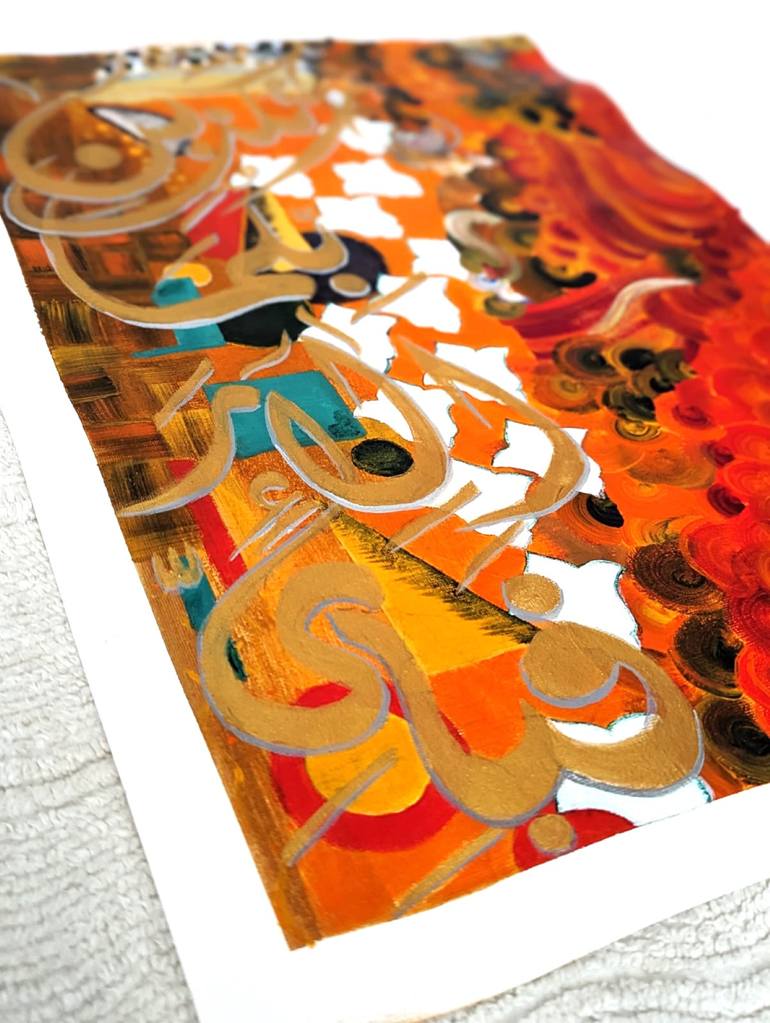 Original Contemporary Abstract Painting by Nusrat Joseph