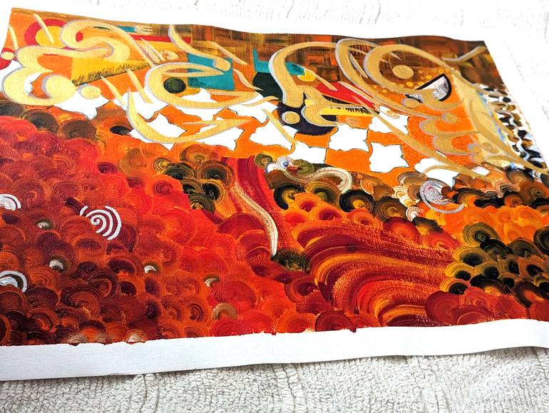 Original Contemporary Abstract Painting by Nusrat Joseph