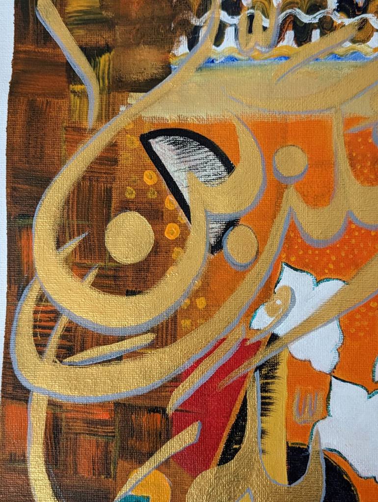 Original Contemporary Abstract Painting by Nusrat Joseph