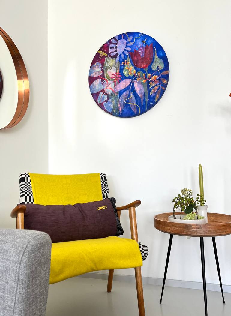 Original Contemporary Floral Painting by Elin Muren