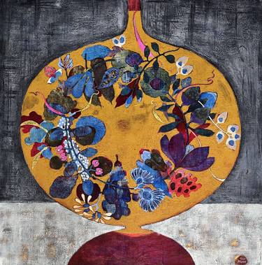 Original Figurative Botanic Painting by Elin Muren