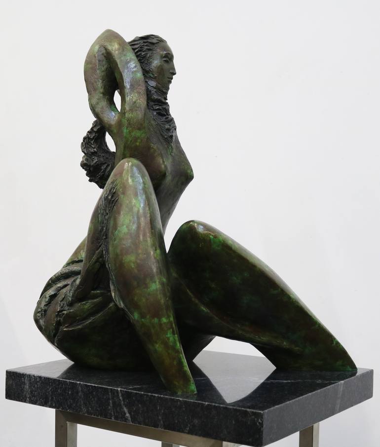 Original Figurative Women Sculpture by Wiktor Kopacz