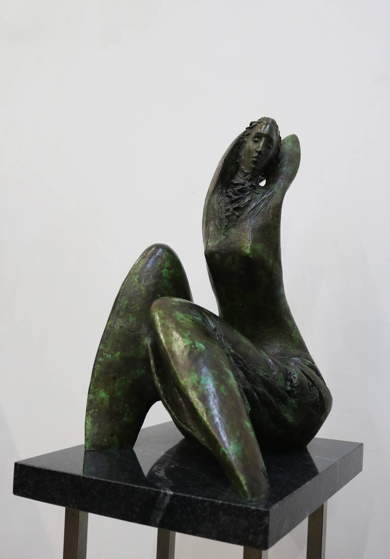 Original Figurative Women Sculpture by Wiktor Kopacz