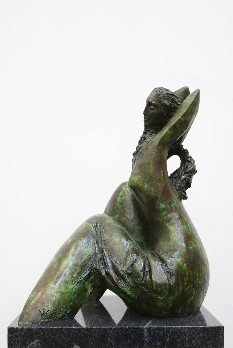 Original Figurative Women Sculpture by Wiktor Kopacz