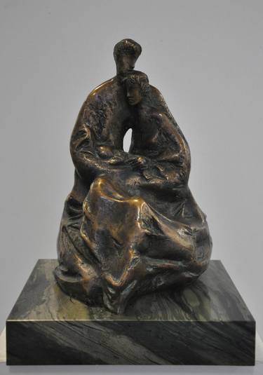 Original Figurative Family Sculpture by WIKTOR KOPACZ