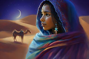 Arabian Night, Digital Modern, Colorfully thumb