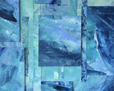 Original Abstract Expressionism Seascape Paintings by Nancy Wyllie