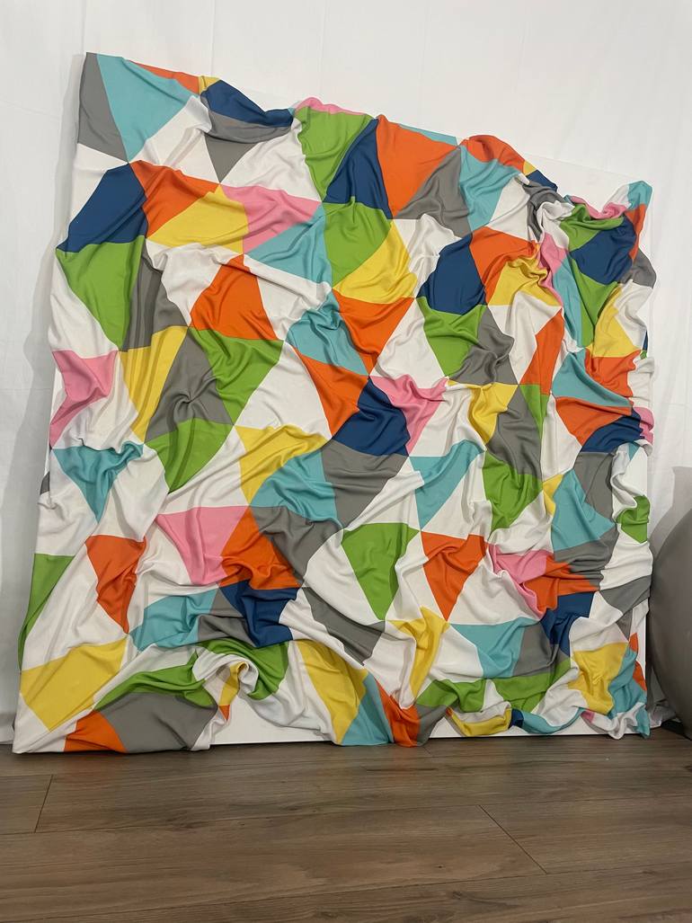 Original Abstract Expressionism Abstract Sculpture by Kaiann Johnson