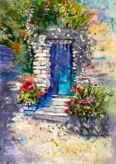 Original Garden Paintings by Mary Fran Anderson