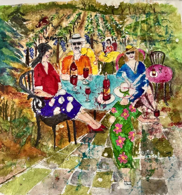 Print of Expressionism Landscape Paintings by Mary Fran Anderson