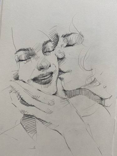 Print of Love Drawings by Julia Krytovych