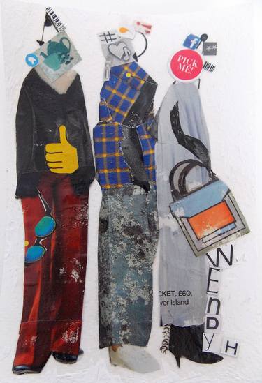 Print of Figurative Fashion Collage by Wendy Helliwell