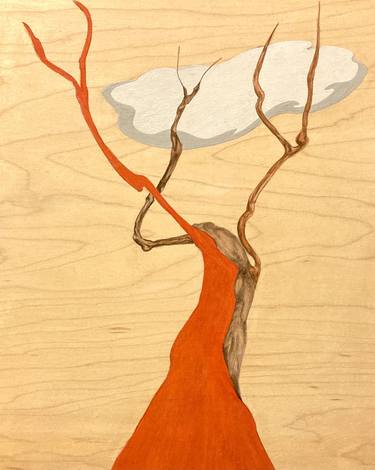 Original Contemporary Tree Painting by Cyndy Balot
