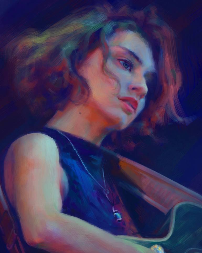 Original Figurative People Digital by Yeduo Voiturin