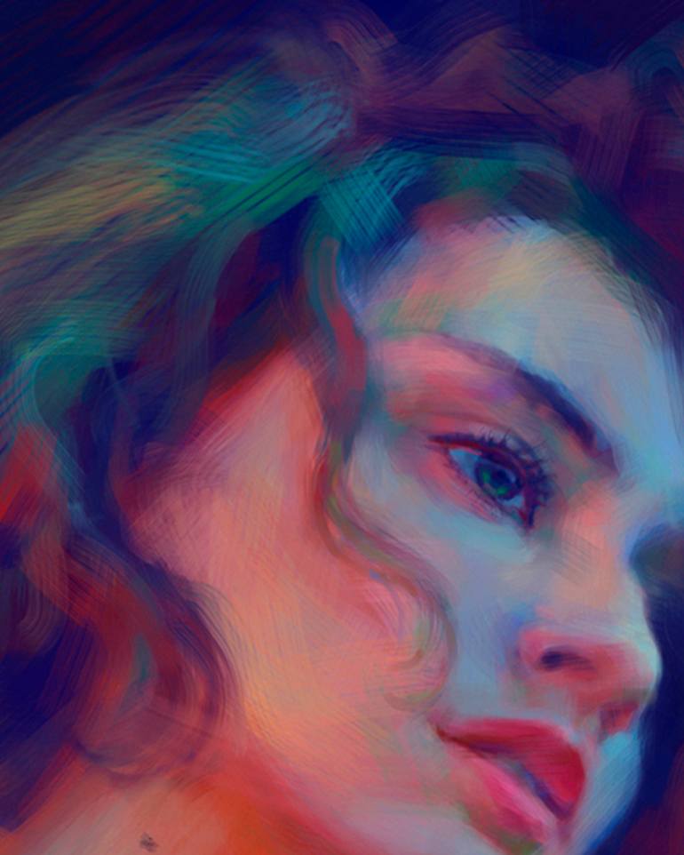 Original Figurative People Digital by Yeduo Voiturin