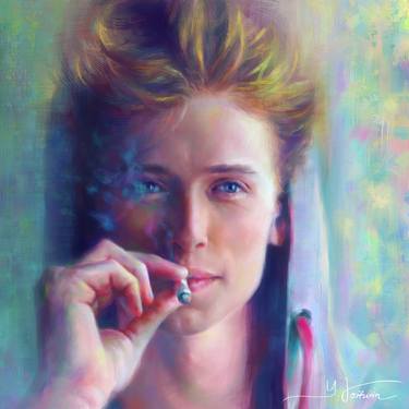 Original Fine Art Portrait Digital by yeduo Voiturin