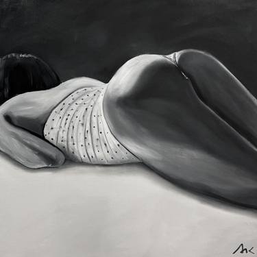 Print of Figurative Nude Paintings by Hayk Grigoryan