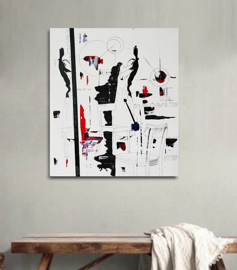 Original Conceptual Abstract Painting by Hayk Grigoryan