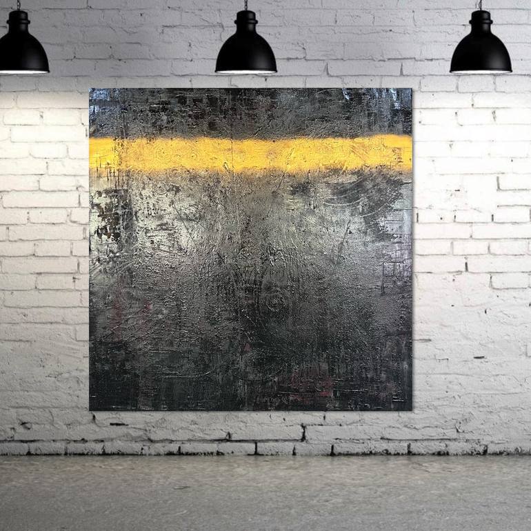 Original Abstract Expressionism Abstract Painting by Hayk Grigoryan
