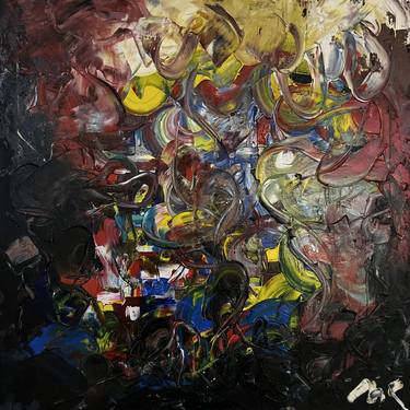 Original Abstract Expressionism Abstract Paintings by Hayk Grigoryan
