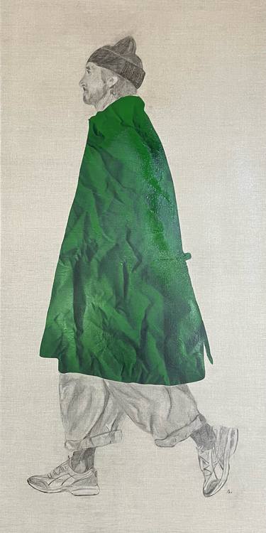 Original Minimalism People Painting by Hayk Grigoryan