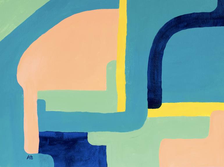 Print of Contemporary Abstract Paintings by Anthony Becker
