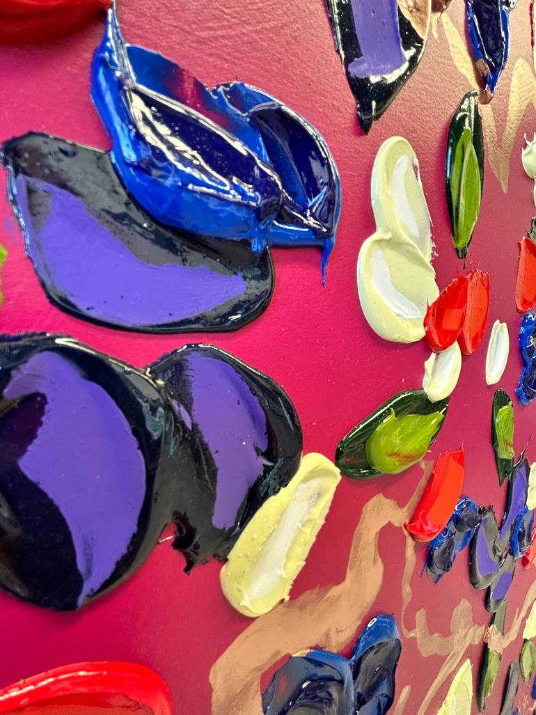 Electric Bloom ! Painting by collie crawford Saatchi Art