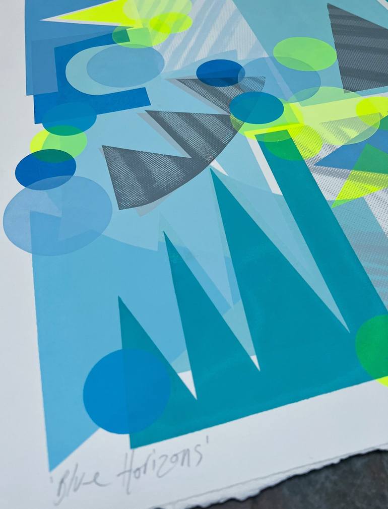 Original Contemporary Abstract Printmaking by Zoe Anker