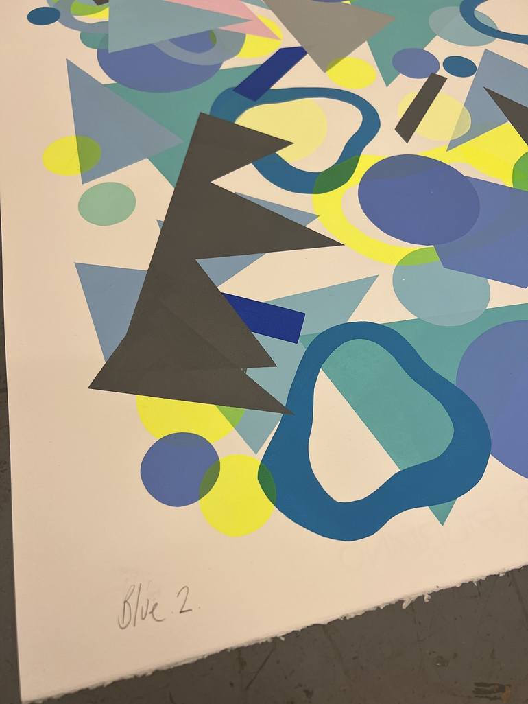 Original Contemporary Abstract Printmaking by Zoe Anker