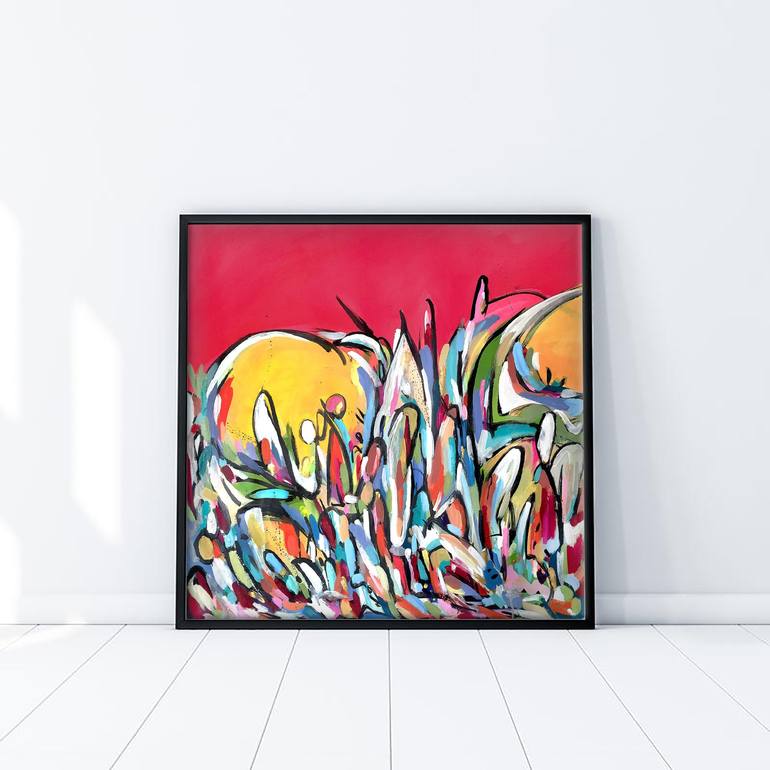 Original Abstract Painting by Jennifer Leo