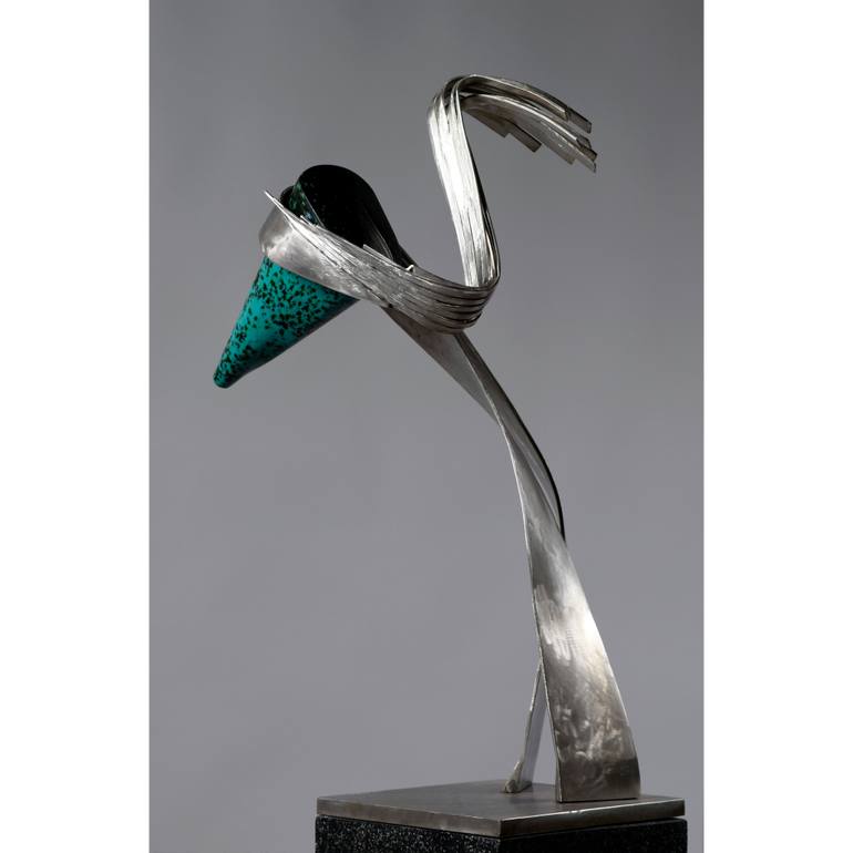 Original Abstract Expressionism Abstract Sculpture by André Van Der Linden