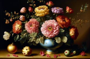 Print of Fine Art Floral Paintings by Jason Charles