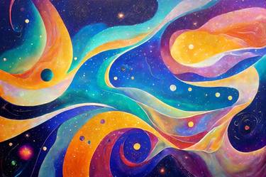 Print of Outer Space Paintings by Jason Charles