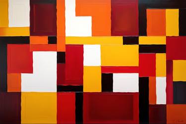 Print of Abstract Geometric Paintings by Jason Charles