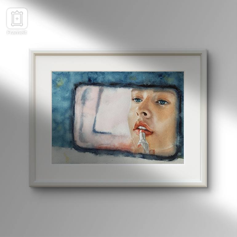 Original Portraiture Women Painting by Zhanna Utkina