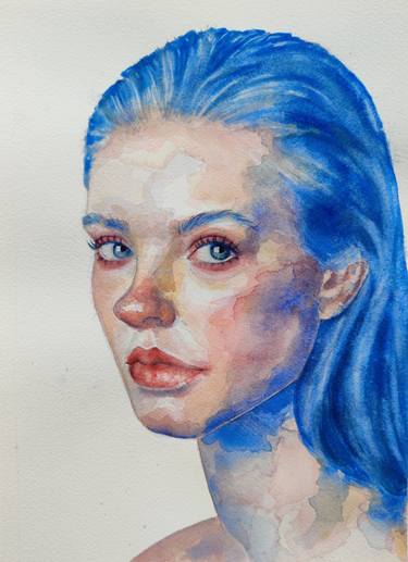 Original Conceptual Women Paintings by Zhanna Utkina