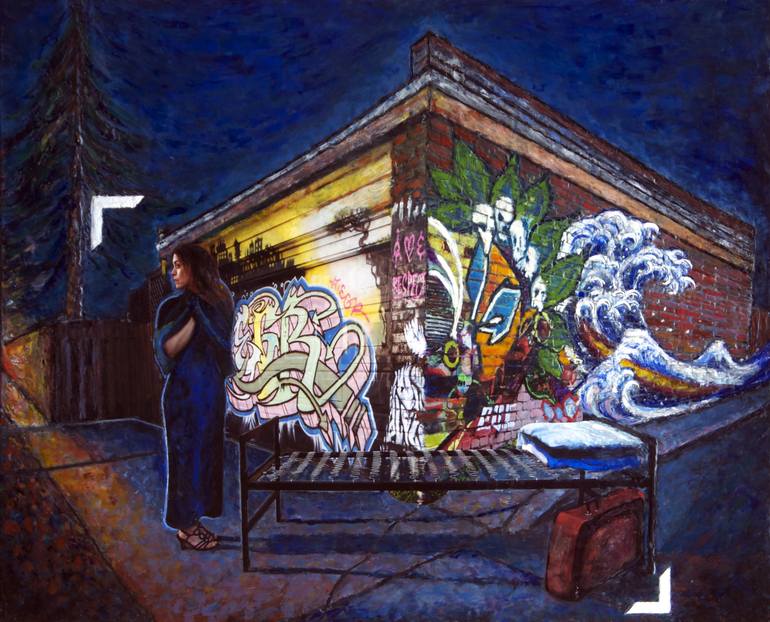 Print of Graffiti Installation by Amanta Scott