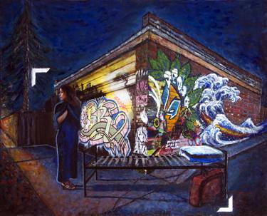 Print of Graffiti Installation by Amanta Scott