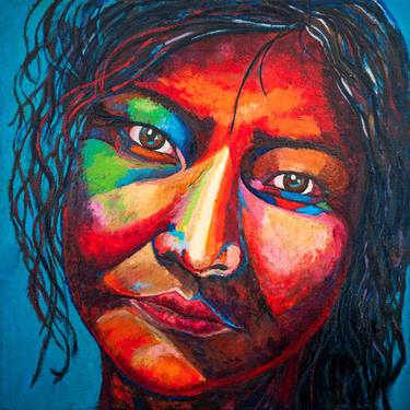 Original Expressionism Portrait Paintings by Amanta Scott