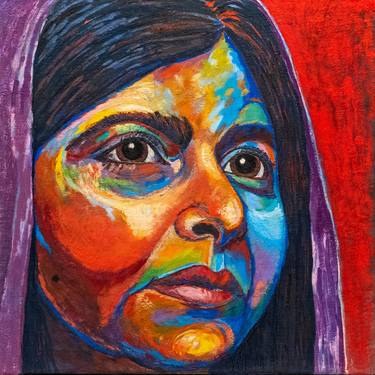 Original Expressionism Portrait Paintings by Amanta Scott