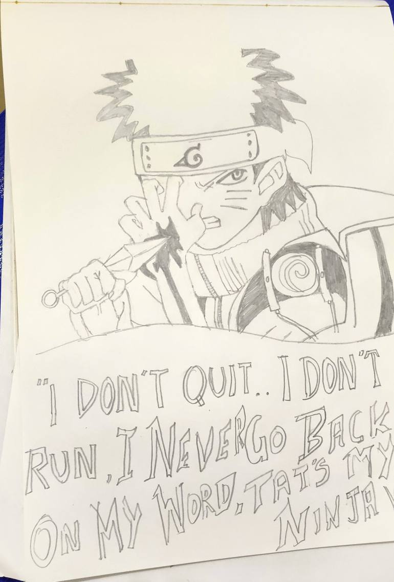 I made this drawing of Naruto Uzumaki : r/Naruto