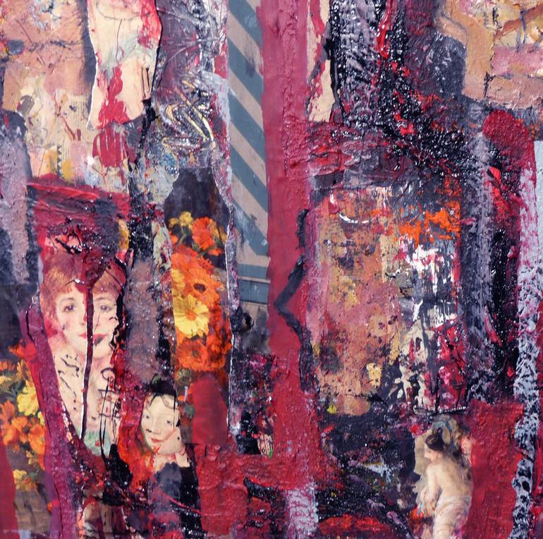 Original Abstract Expressionism Abstract Painting by Jacques Donneaud