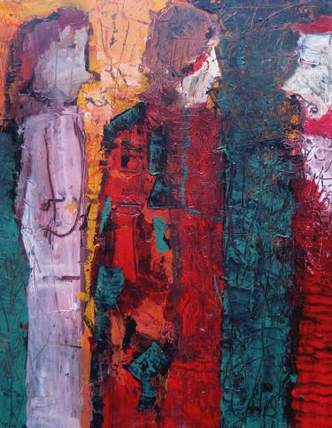 Original Abstract Expressionism Abstract Paintings by jacques DONNEAUD