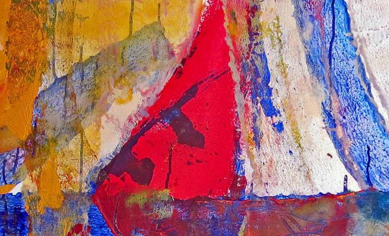 Original Abstract Painting by jacques DONNEAUD