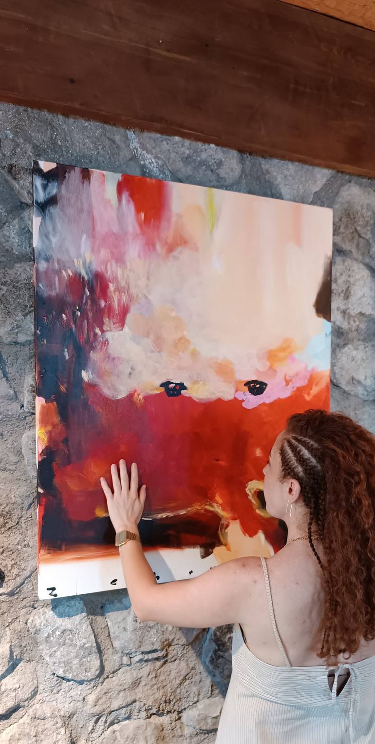 Original Abstract Painting by Zehra SARĞIN