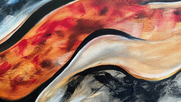 Original Abstract Expressionism Abstract Painting by Alisa Shirkhanyan