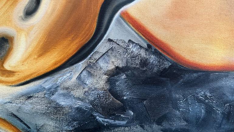 Original Abstract Expressionism Abstract Painting by Alisa Shirkhanyan